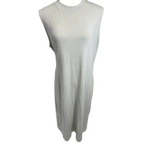 Prologue Mint Green Crewneck Sleeveless Midi Dress XL With Side Slits